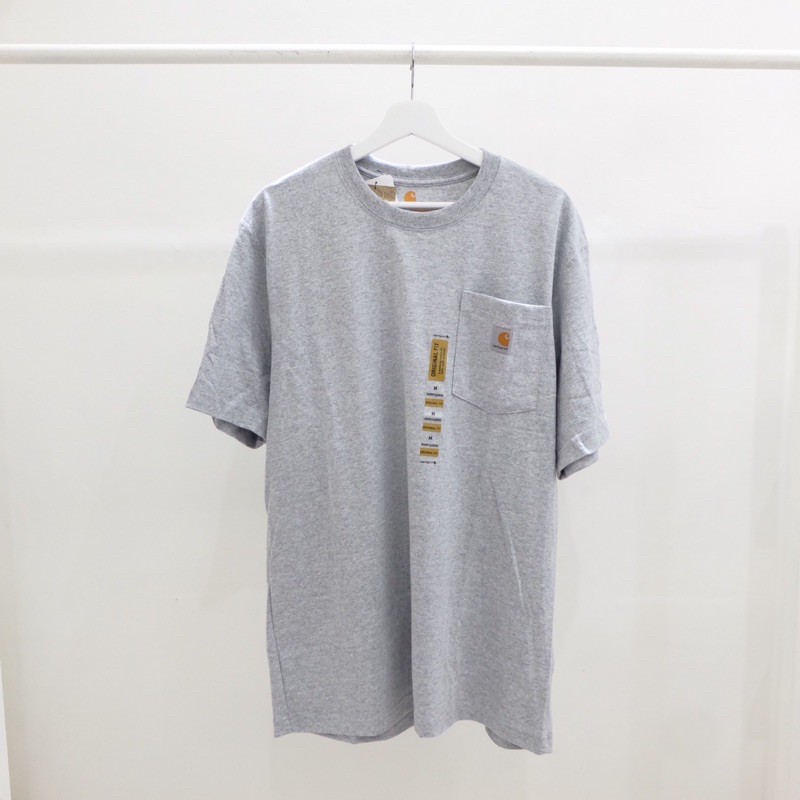 Kaos Carhartt K87 Pocket Tee Grey Original