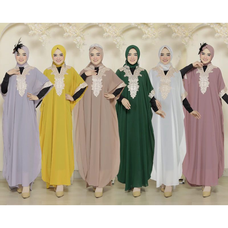 baju kaftan premium (Kaftan Bordir By KHZ Boutique)