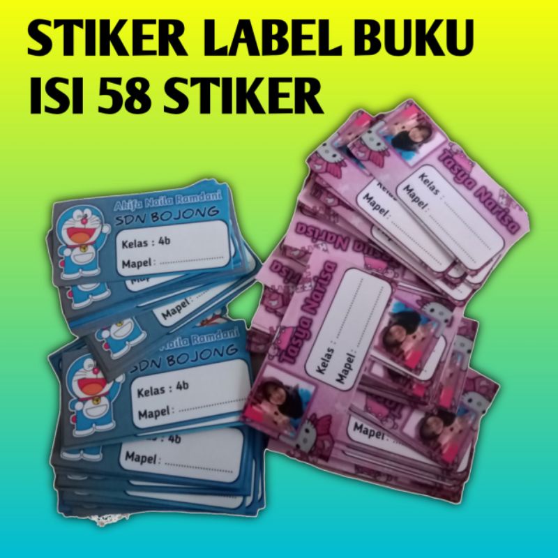 

STIKER LABEL BUKU CUSTOM FOTO