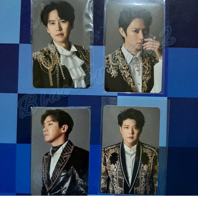 SUPER JUNIOR KYUHYUN SIWON HEECHUL SHINDONG PHOTOCARD THE RENAISSANCE