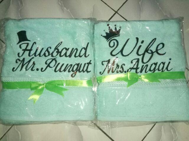 Handuk Couple Mutia (tanpa Box)