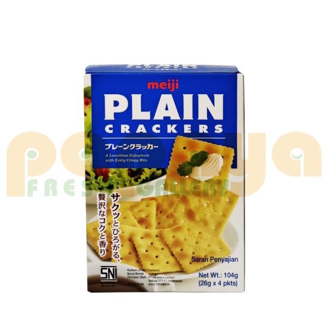 

+++++] Meiji Plain Crakers 104 Gr