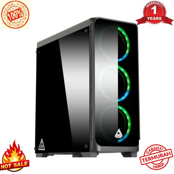 Terlaris PC Gaming Ryzen 5 2400G (Ram 16GB + SSD + HDD) Req