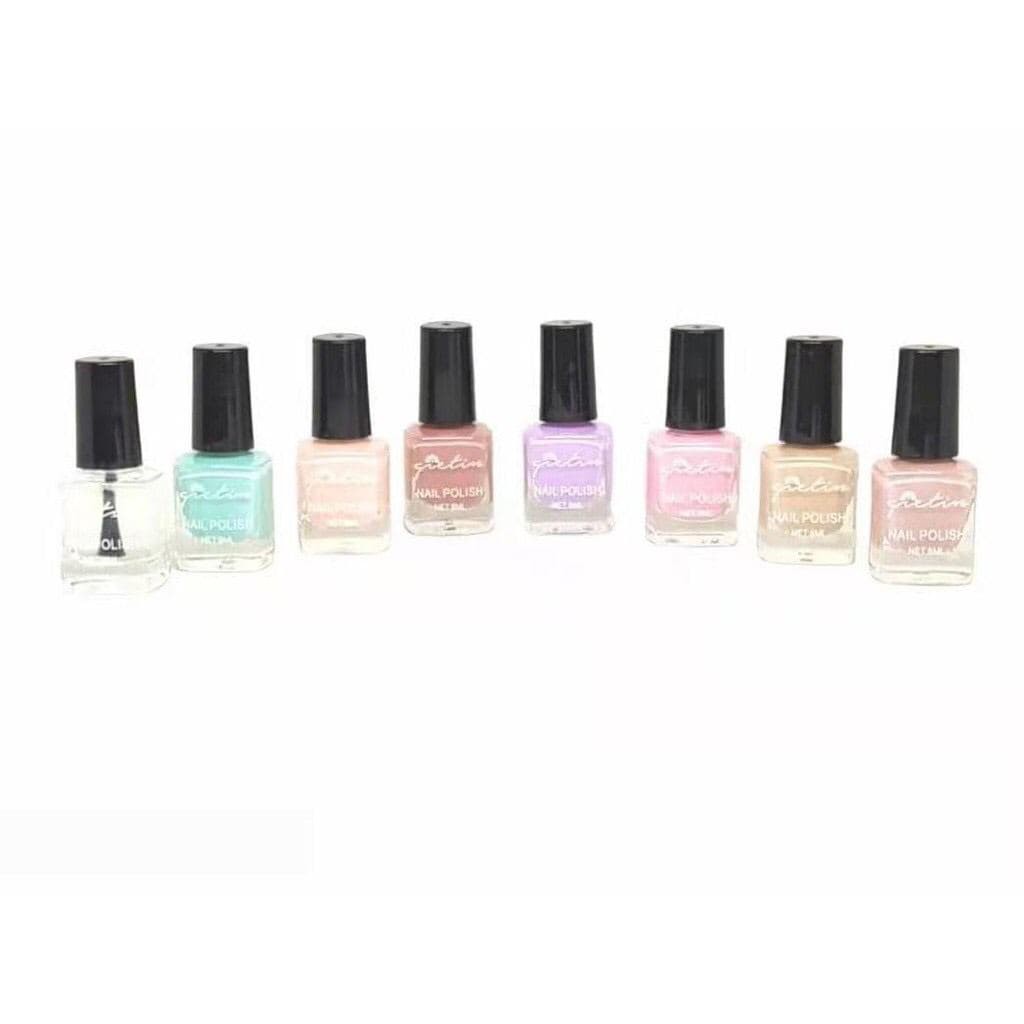 GIETIN Cat Kuku Nail Polish Assorted Colours Original Kutex Nude Kutek Poles Pewarna