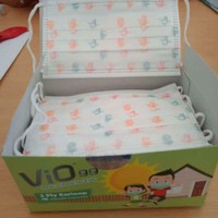 Vio 99 3 Ply  Earloop Masker Anak KOTAK