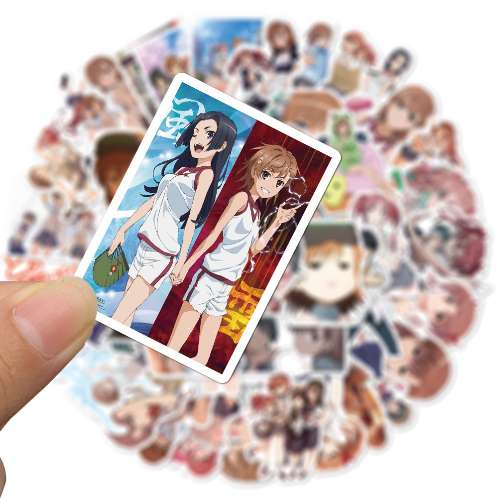 TKR001 – Sticker / Stiker Anime Jepang Toaru Kagaku no Railgun