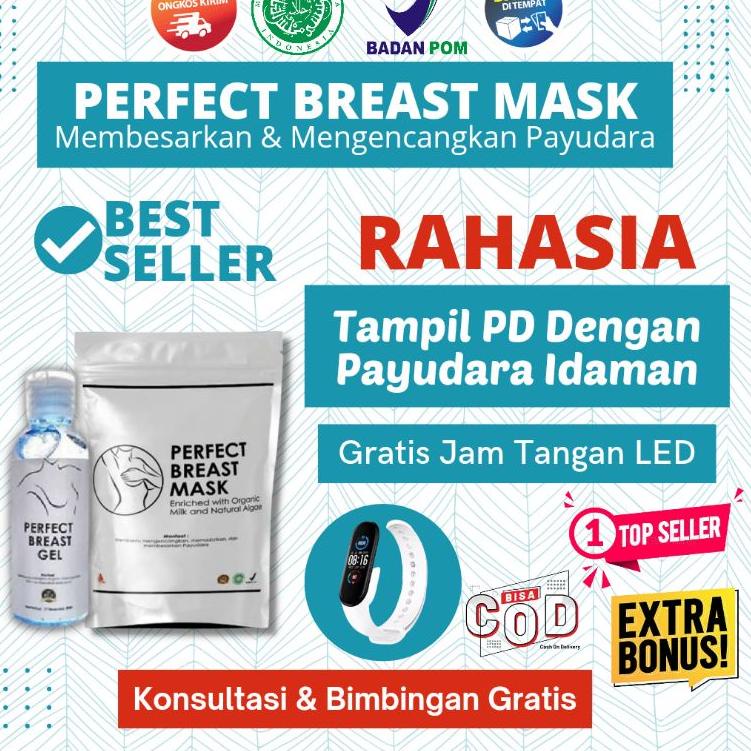 WIV [BISA COD] PERFECT BREAST MASK ISI 30 DAN PERFECT SERUM GEL 30 ML GTH-98