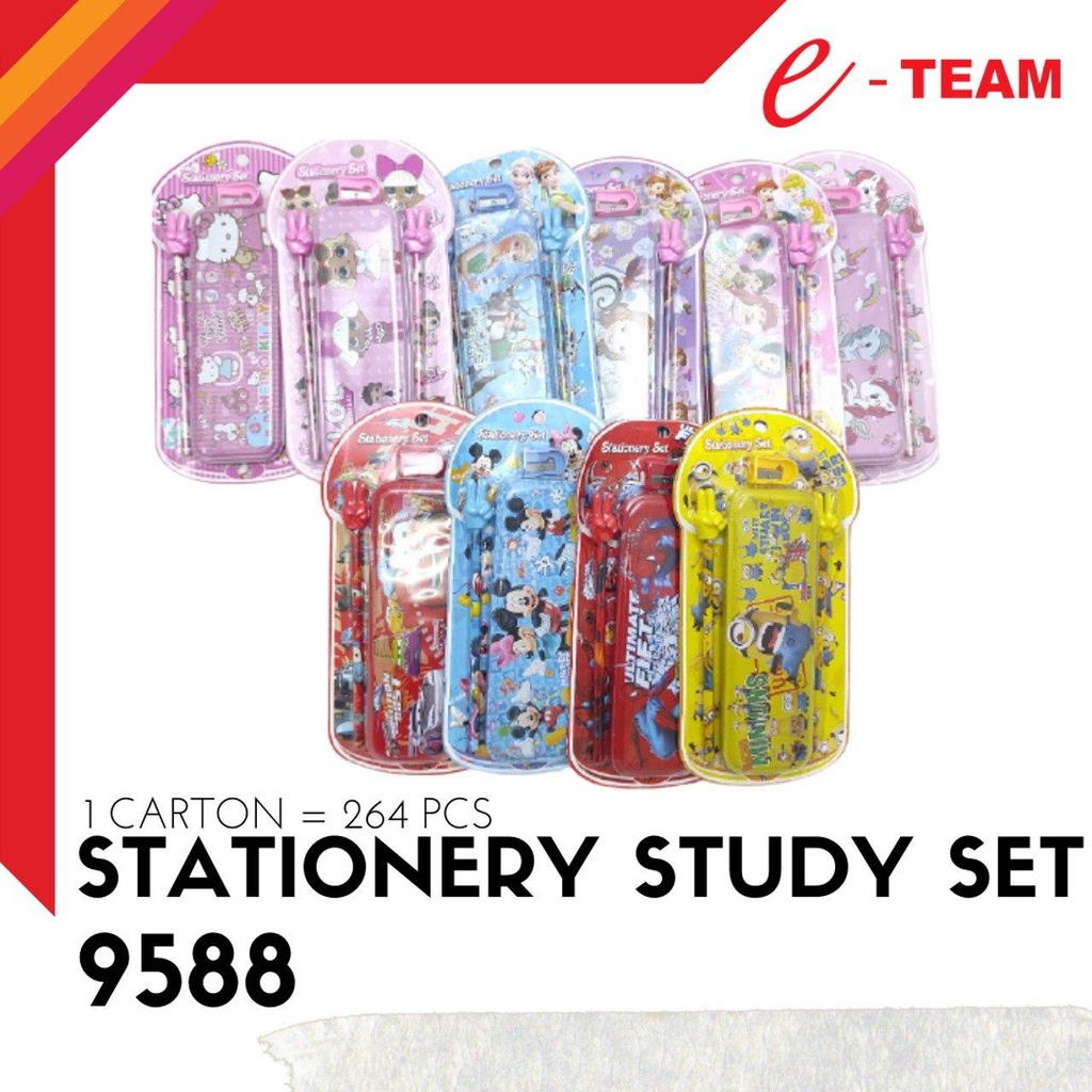 

ALAT TULIS SET STUDY SET STATIONERY KARAKTER ANAK LUCU - 9588