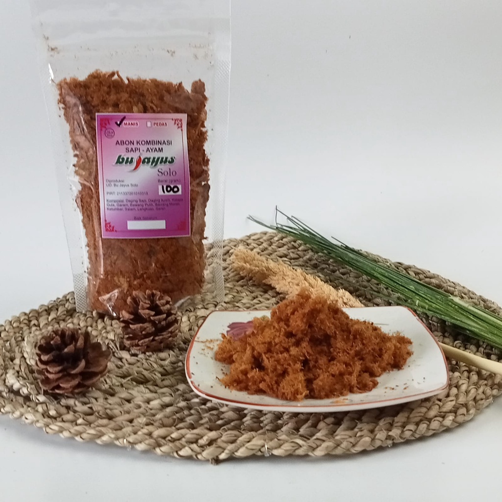 

Abon Kombinasi Sapi + Ayam Bu Jayus 100gr