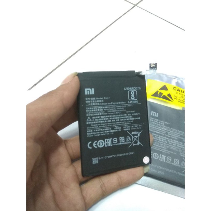 baterai batre xiaomi redmi 6 pro mi A2 Lite bn47 original