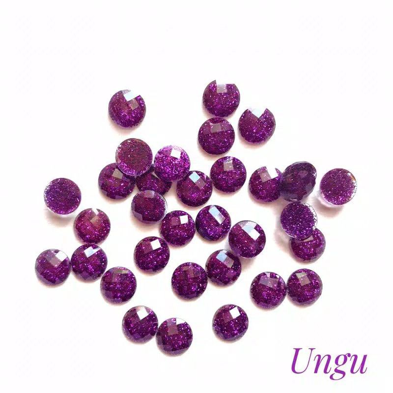 TOMBOL TASBIH BAHAN TASBIH TOMBOL FULL GLITER