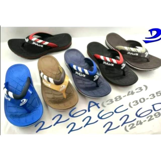 SANDAL JEPIT ANAK LAKI COWO KARET LENTUR DULUX 226D UKURAN 24-29