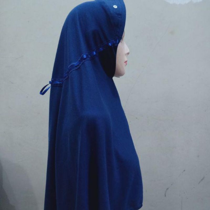 HIJAB SEKOLAH SD,SMP,SMA / ilbab sekolah serut / Rabbani anakJilbab sekolah SD standar (M) // serut pita-8