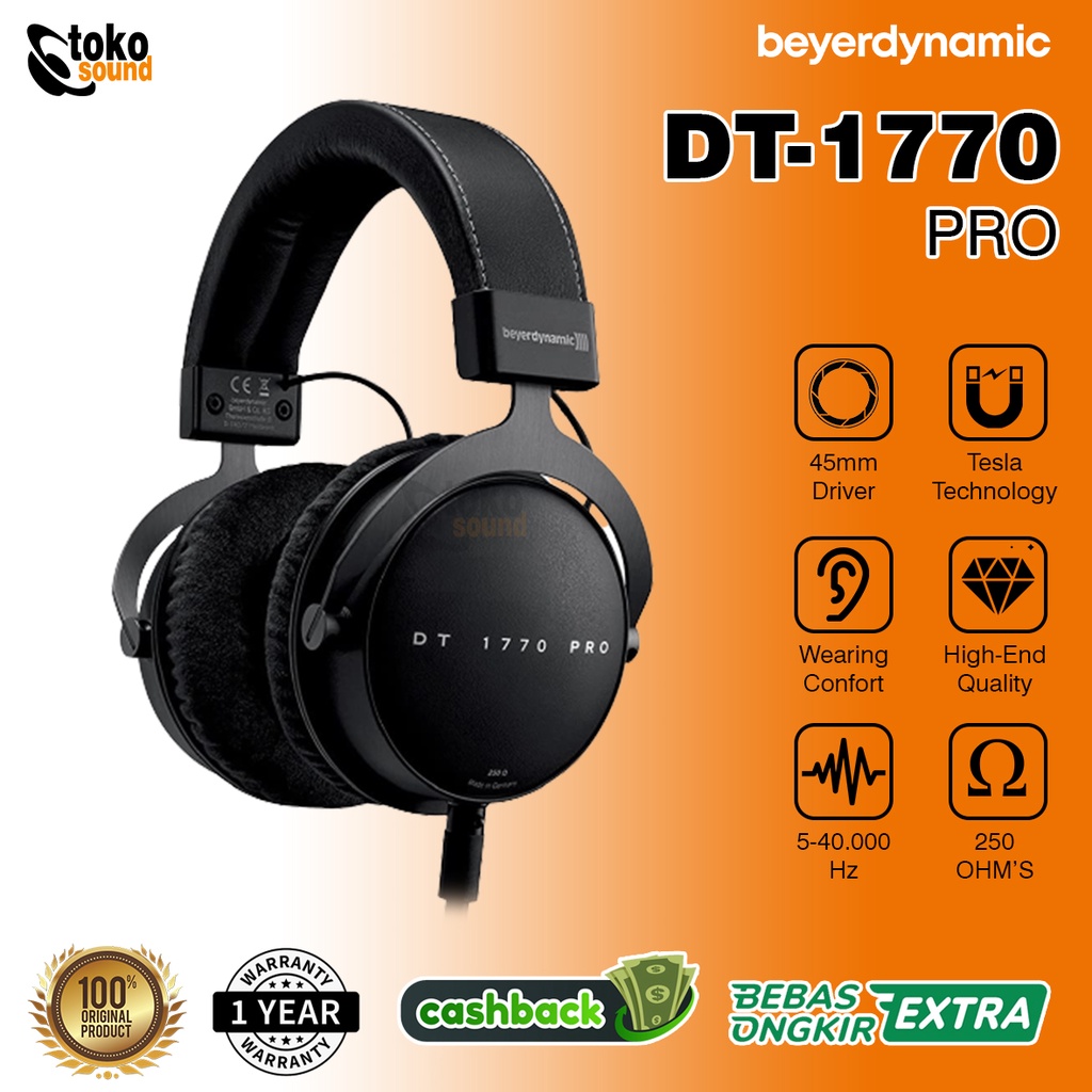 Beyerdynamic DT 1770 Pro (Prefessional Mixing/Recording/DJ Headphone