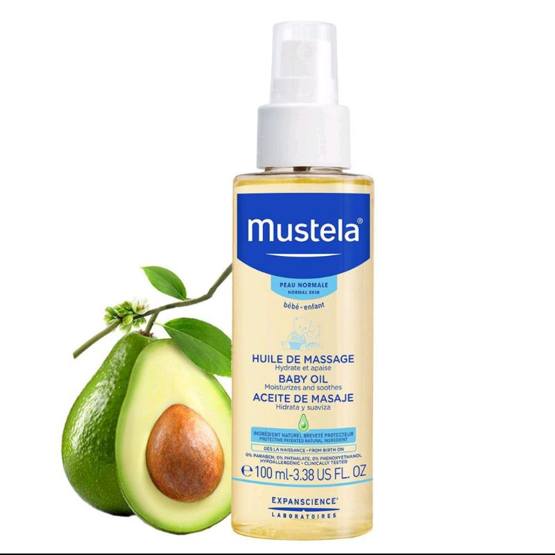 MUSTELA MASSAGE BABY OIL 100ml