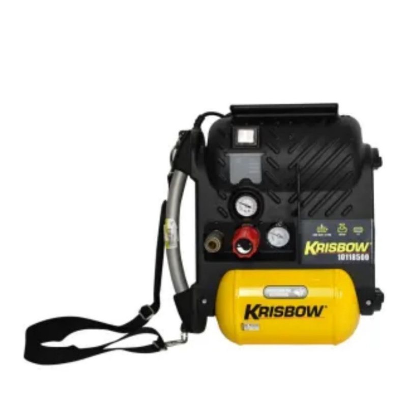 KRISBOW mesin kompresor angin udara portable 1.5hp 5ltr