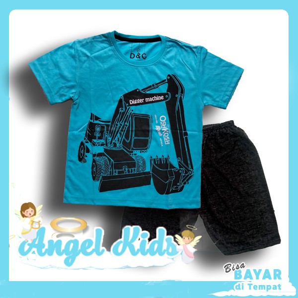 SETELAN DENIM HITAM BAJU ANAK LAKI-LAKI BEKO BIRU 1 - 10 TAHUN