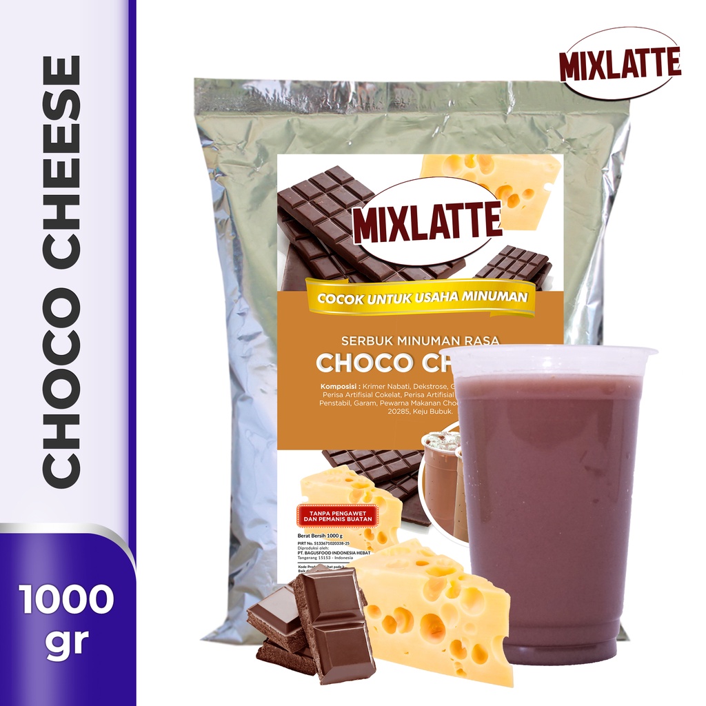 

Powder Drink Bubuk Minuman Rasa CHOCO CHEESE MIXLATTE 1Kg