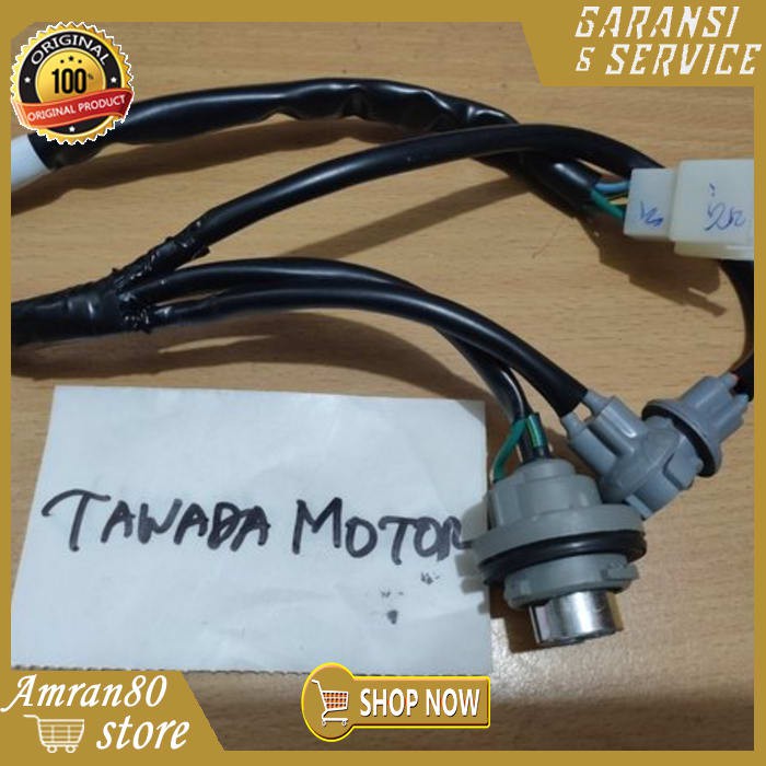 Jual SOKET FITTING LAMPU STOP ATAU SOKET LAMPU REM BELAKANG MOTOR HONDA