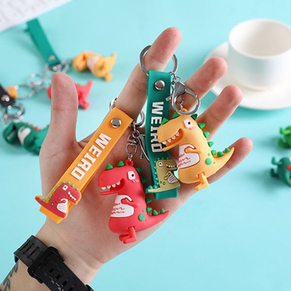 gantungan kunci dinosaurus weird dino keychain (4f3) agk021