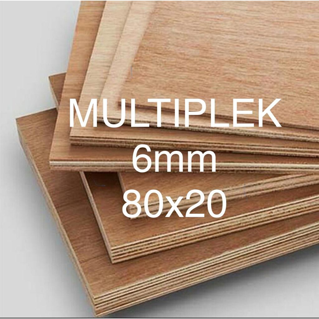 Triplek / Multiplek 6mm (80x20)cm, plywood 6mm