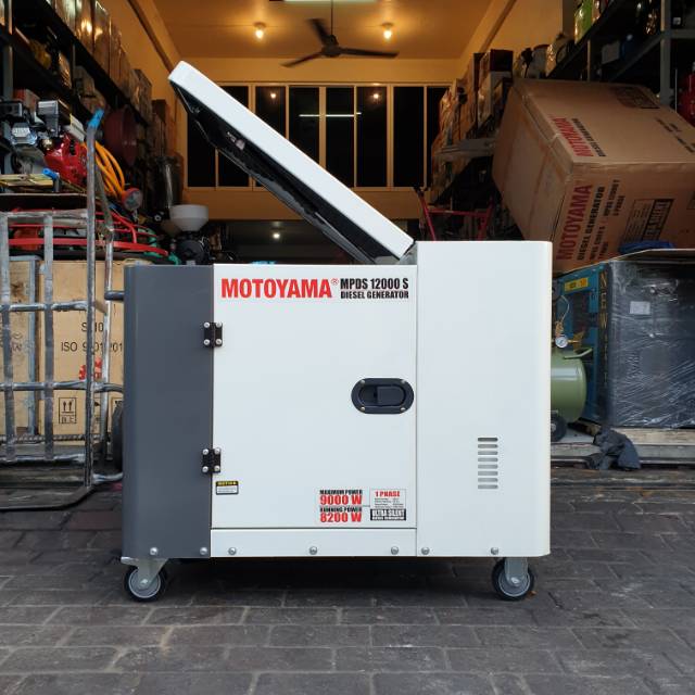10KVA GENSET SOLAR 9000W ULTRA SILENT MOTOYAMA MPDS 12000 S