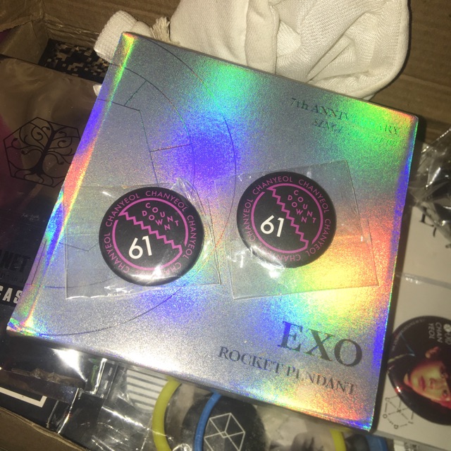EXO - Chanyeol official button pin from japan album Countdown