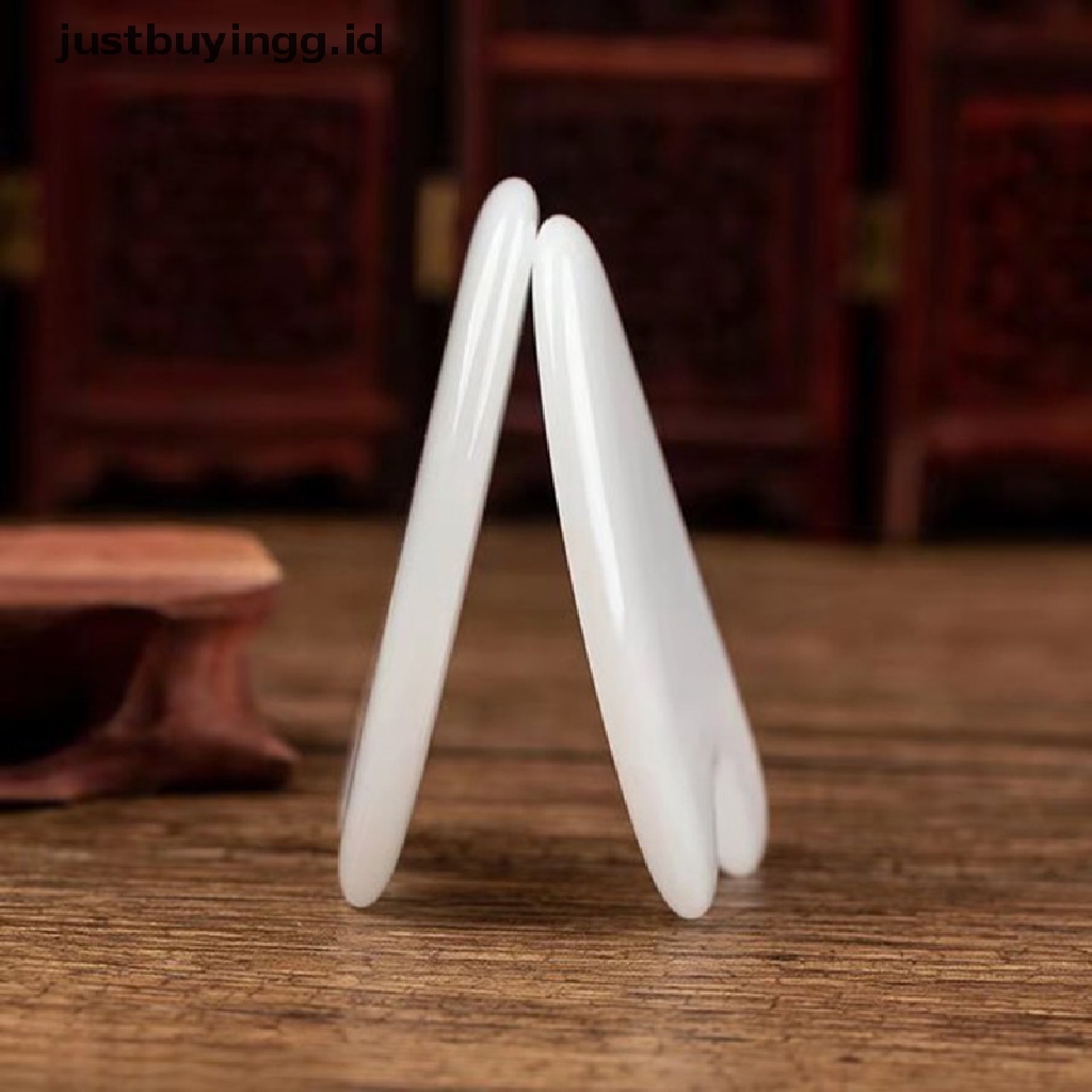 [justbuyingg.id] Jade Roller Gua sha Board Anti Aging Face Massage Beauty Care Slimming Tools ID