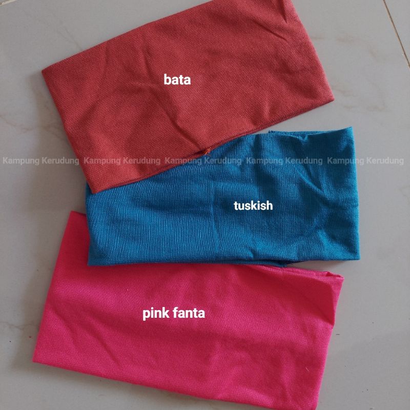 Ciput Kaos Bandana Pendek Inner Hijab