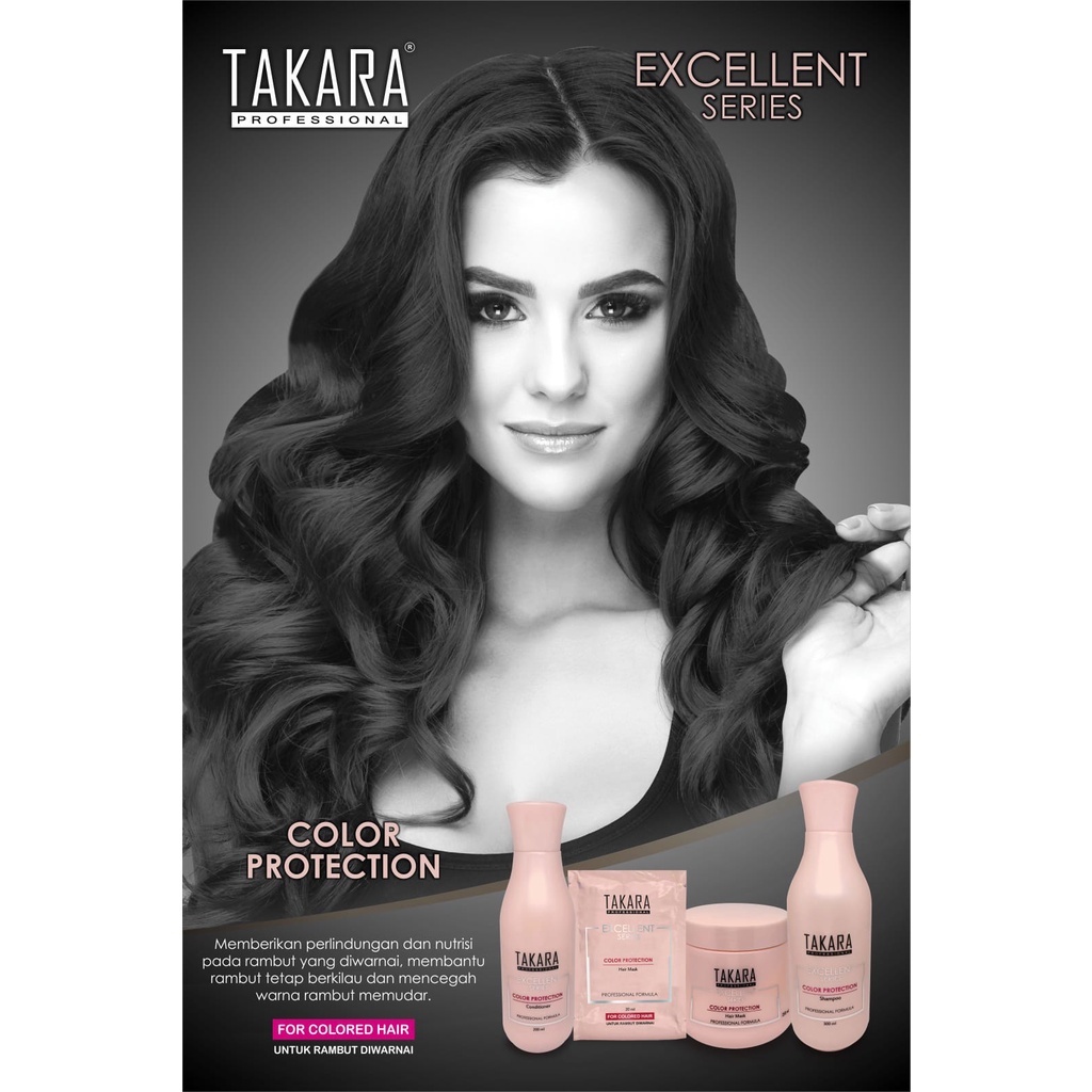 TAKARA PROFESIONAL EXCELLENT SERIES SHAMPOO, CONDITIONER, MASKER