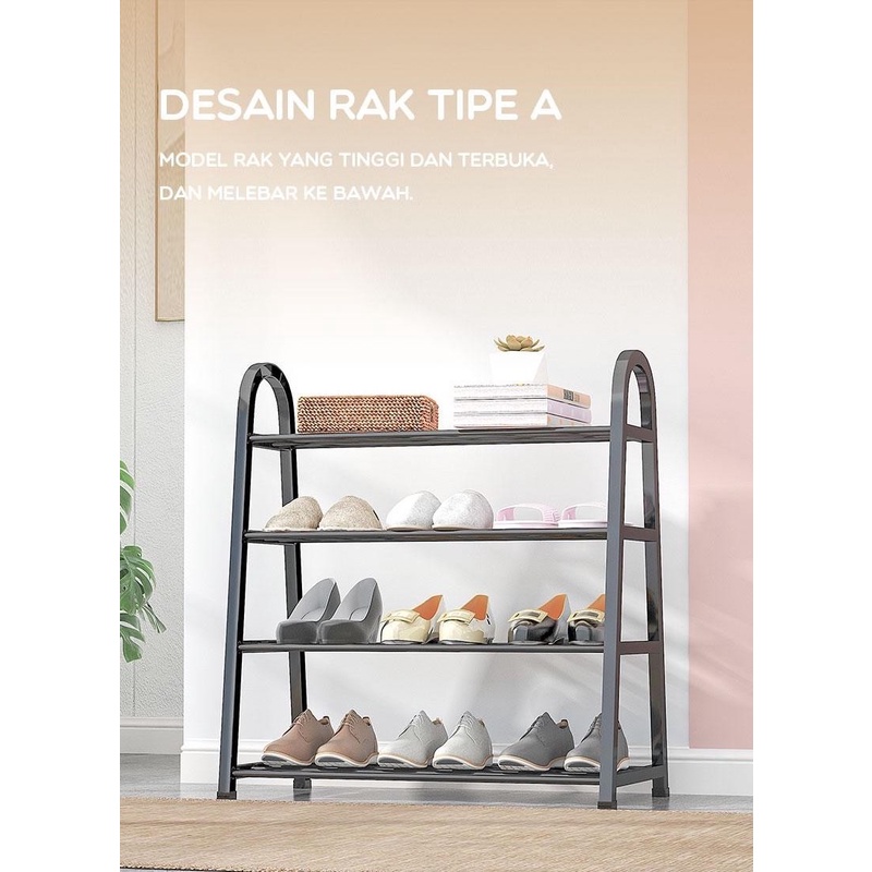 Samono SSR-03 Shoe Rack Rak Tempat Sepatu Sandal Susun Minimalis