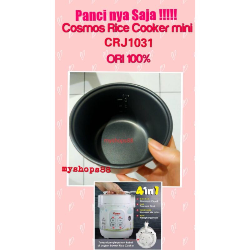 CRJ1031 Panci Part Cosmos Rice Cooker mini ORI 100%