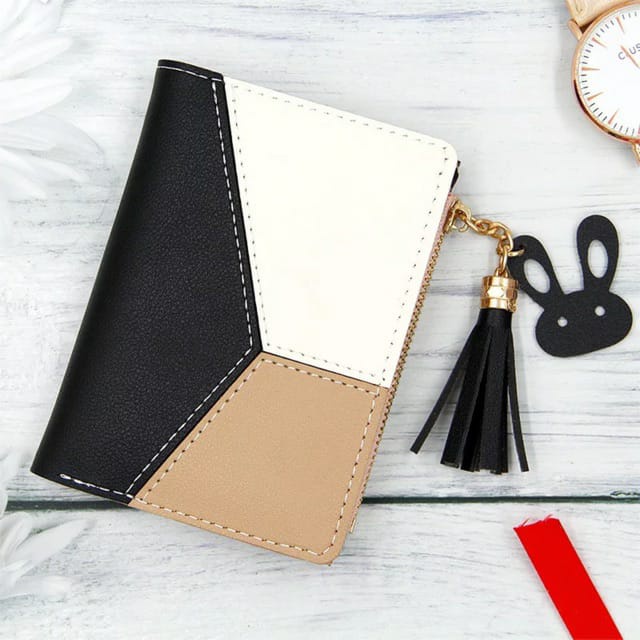 DOMPET LIPAT MINI WANITA ABC01 Dompet Lipat Tengteng Wanita Cewek Cantik Model Korea Terbaru Simple 