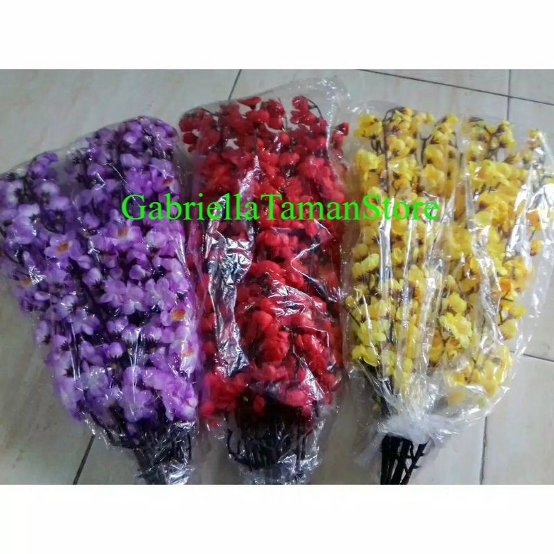 Bunga Sakura Lusinan Artificial Lusinan Import / Bunga Sakura Palsu / Bunga Plastik Hias