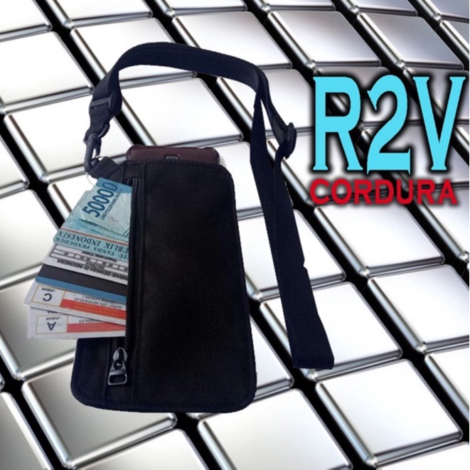 Tas HP sako nomo wallet dompet kalung gantung leher pria wanita R2V