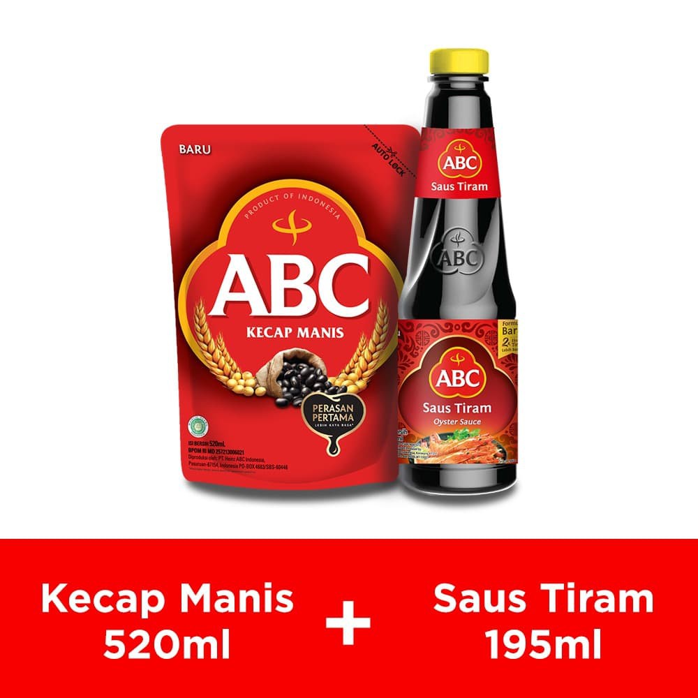 

PROMO BUNDLING ABC KECAP MANIS 520ML & SAUS TIRAM 195ML TERMURAH