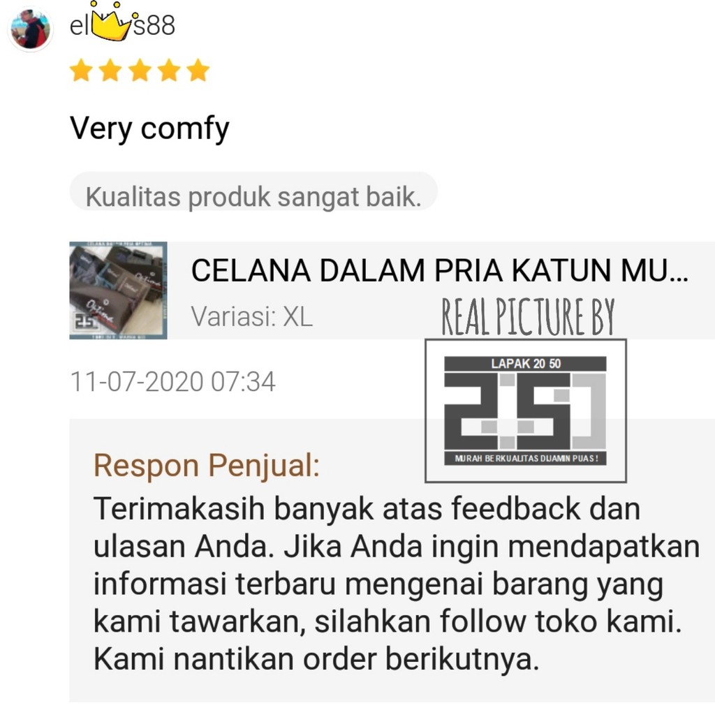 CELANA DALAM PRIA DEWASA MURAH BOX SET L XL KAIN KATUN LEMBUT SEJUK CD UNDERWEAR COWOK LAKI BOXER JUMBO SEXY LUSINAN