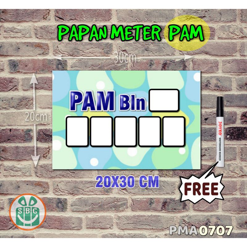 

Stokastik Papan Meter Listrik PLN PAM motif Unik - Pastel 07