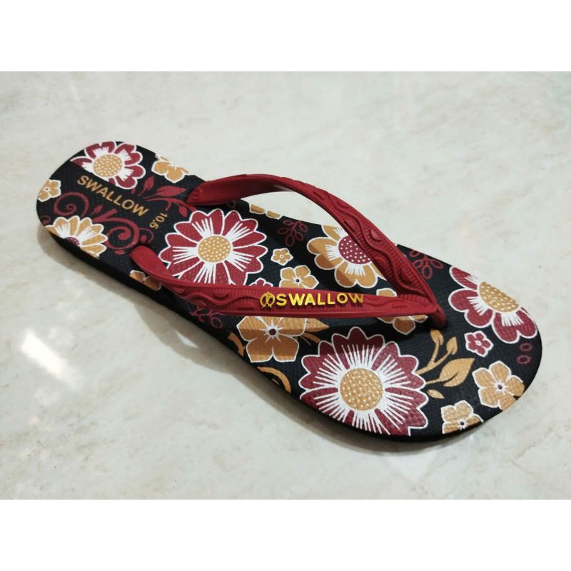 SWALLOW Sandal Jepit Wanita Swallow Floral