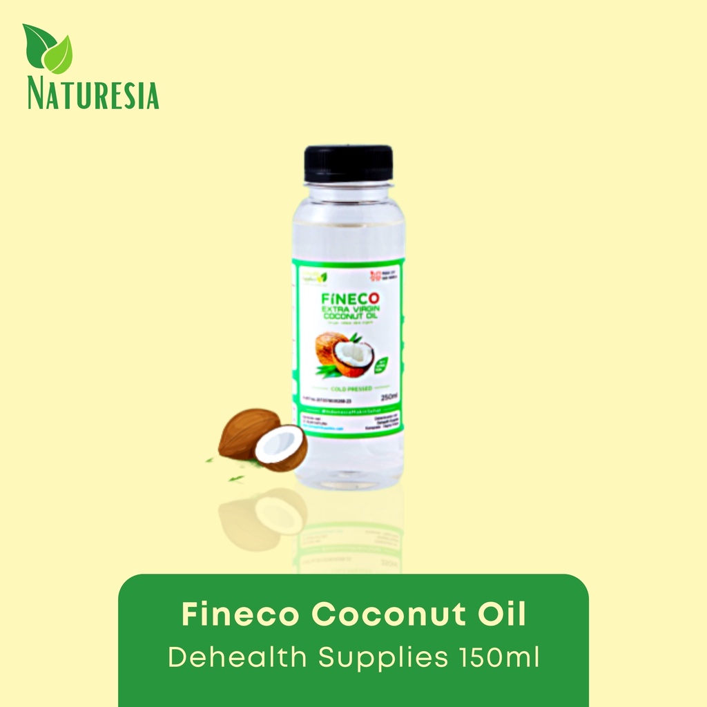 

Fineco Dehealth Supplies Extra Minyak Virgin Coconut Oil EVCO Kelapa VCO Murni Original Healthy Food