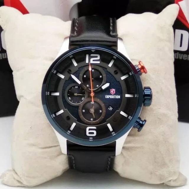JAM TANGAN PRIA EXPEDITION E6775 SILVER BLUE