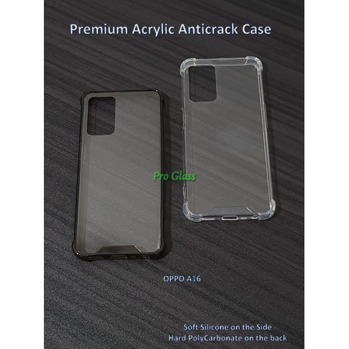 OPPO A16 Anticrack / Anti Crack / ACRYLIC Case Premium Quality