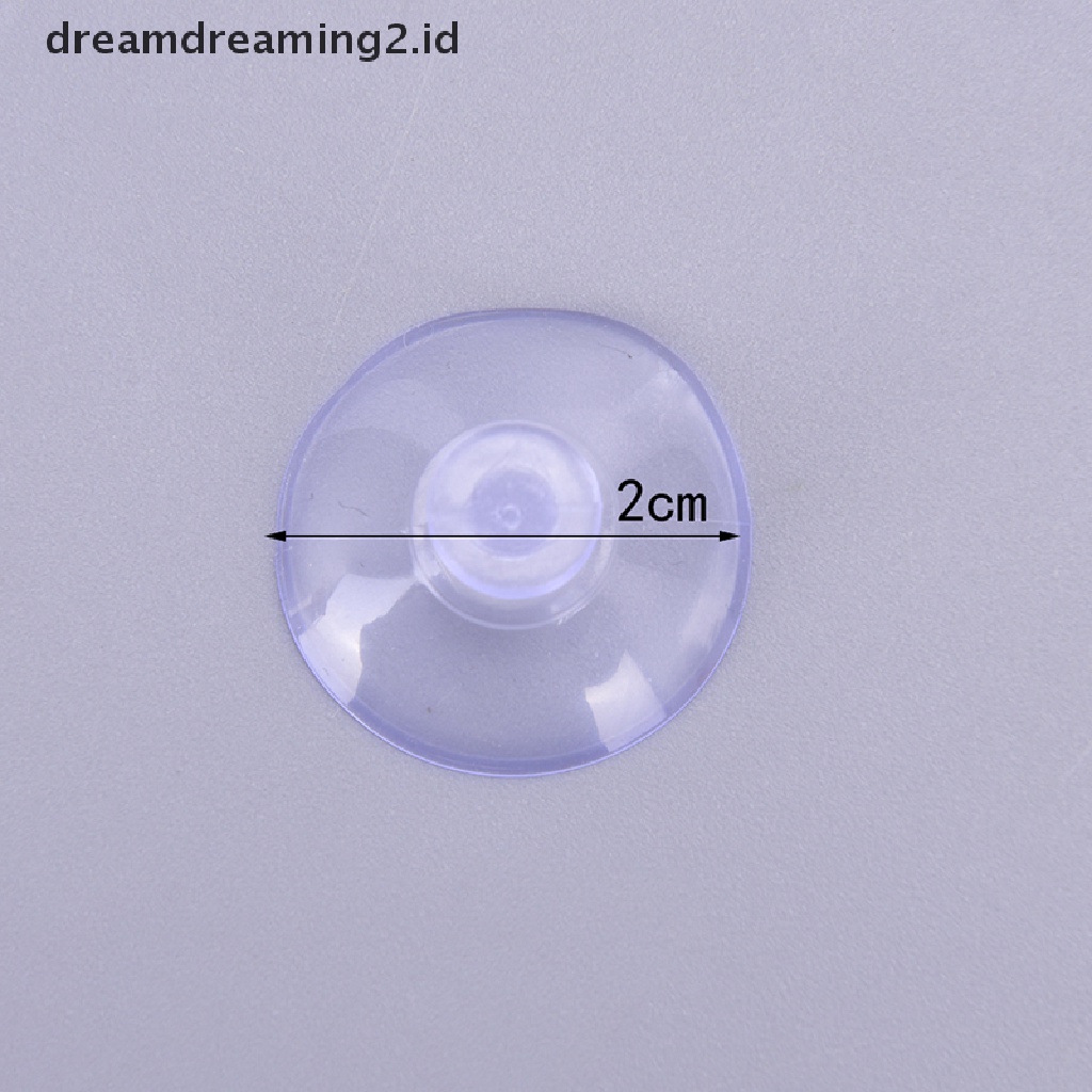 20pcs / Lot Suction Cup Vakum Bentuk Kepala Jamur 20mm Untuk Kamar Mandi