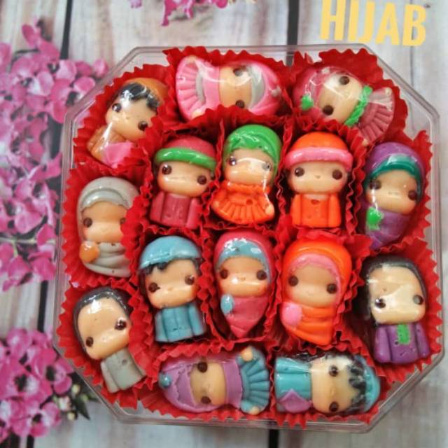 

Coklat Karakter Head Hijab