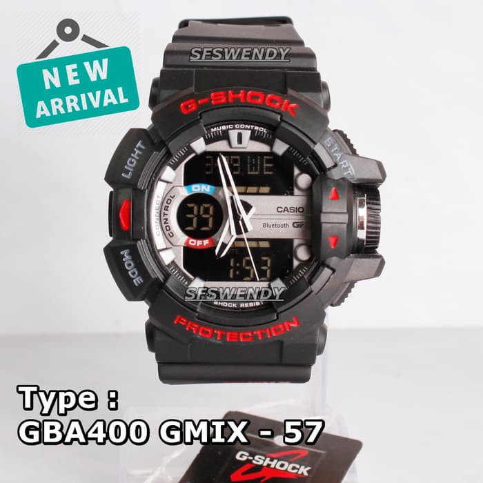 SALE MURAH  G Shock GBA-400 G-mix Hitam Jam tangan pria anti air