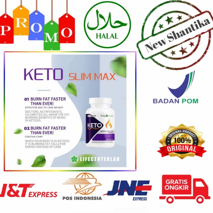 Garansi Uang Kembali Keto Slim Max Original Obat Diet Super Cepat