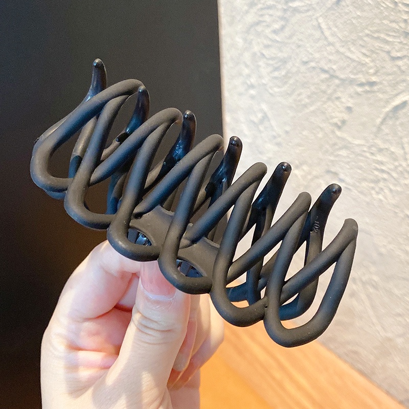 Simple Frosted Hair Clip Colored Large Clip Plate Hair Clip Hair Accessories