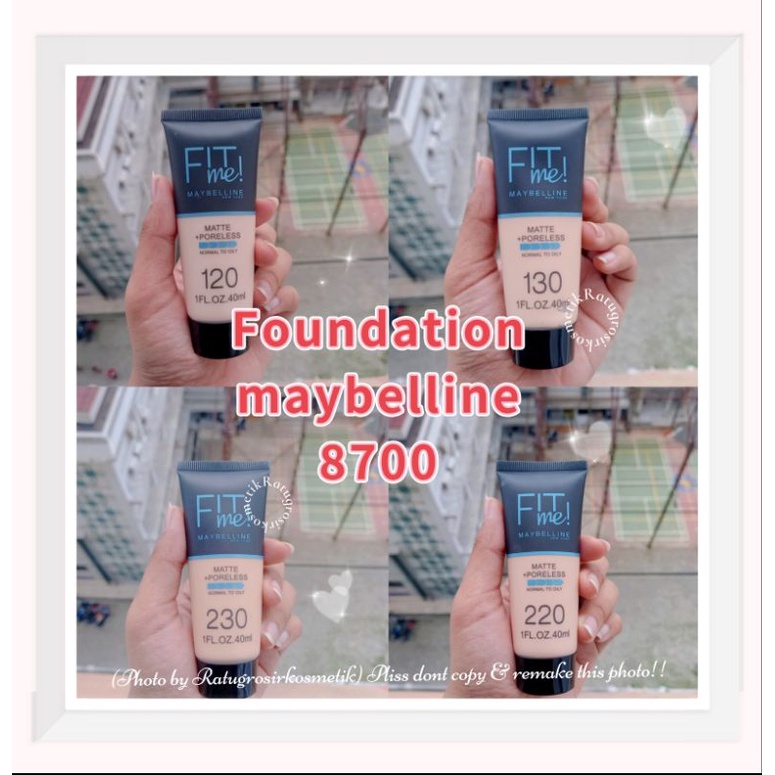 PROMO!!!FOUNDATION MAYBELLINE FIT ME MATTE PORELESS NO.8700