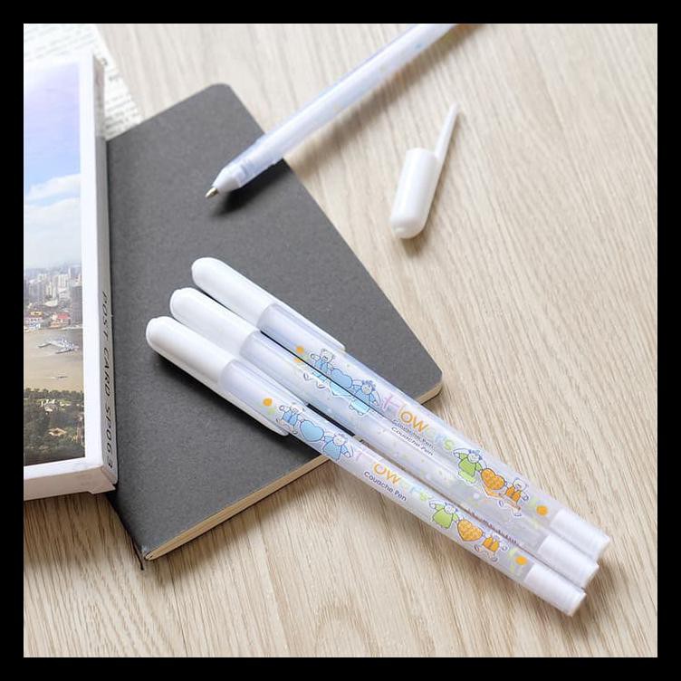 

Flower White Gel Ink Pen / Pulpen Tinta Gel Putih Gratis Ongkir