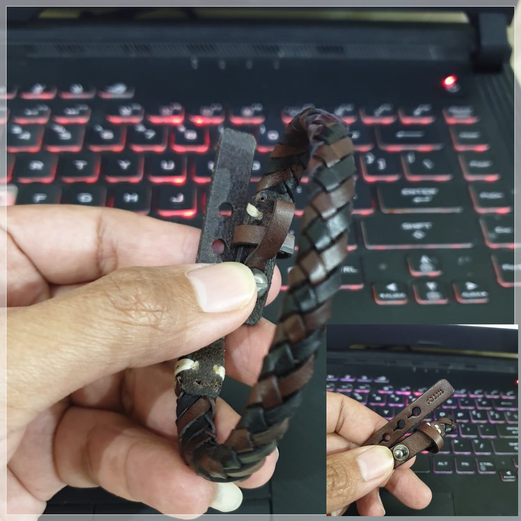 Gelang Pria Kulit Original